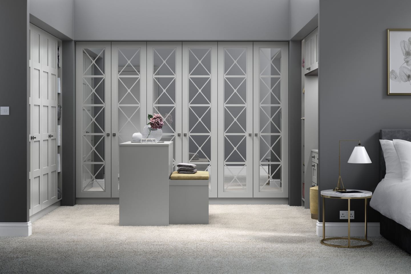 Caledonia Bespoke Fitted wardrobes 'Taransay'